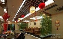 點彩茶樓大廳裝修