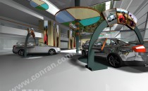 大眾汽車4S店一層室內(nèi)設計