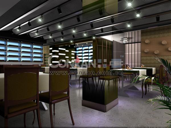 韓式餐廳設計（公共就餐區(qū)局部二）