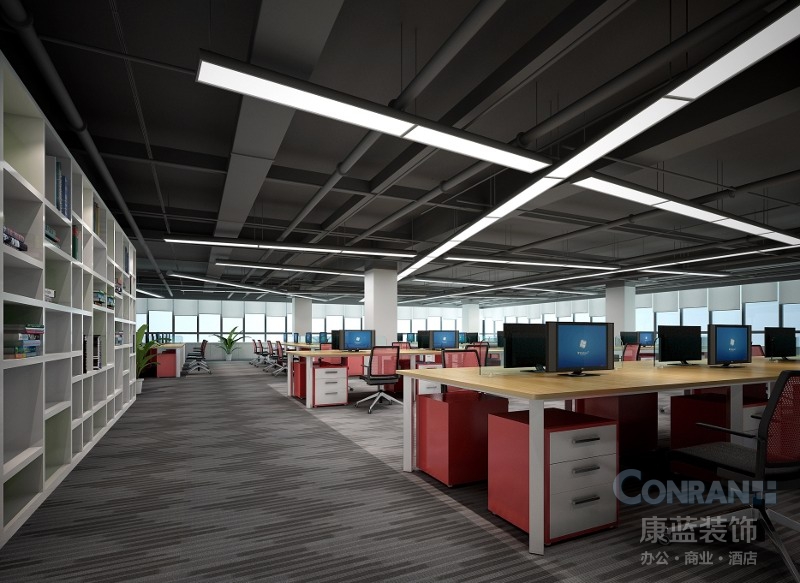 美加獅敞開辦公區(qū)設(shè)計(jì)方案