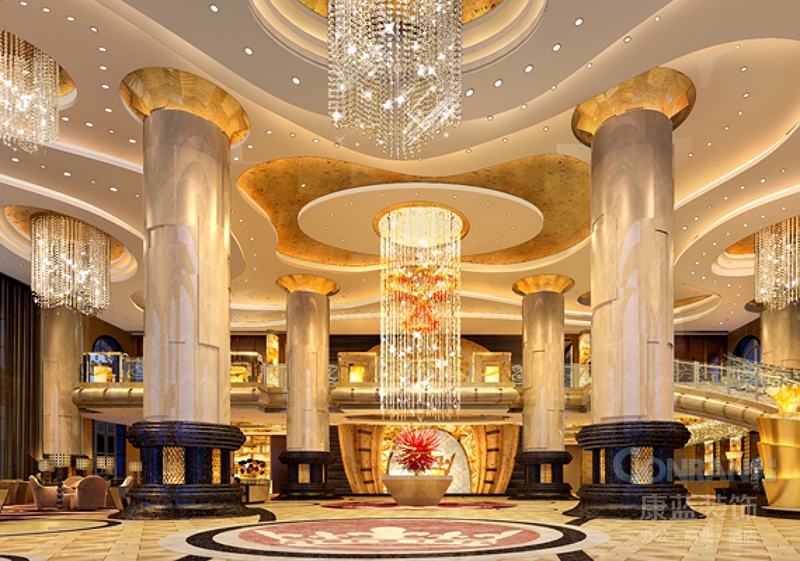 貴州皇冠大酒店大堂設(shè)計(jì)