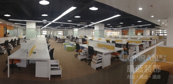 TCL通訊科技大廈寫字樓裝修工程(開敞辦公區(qū))