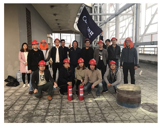 康藍(lán)裝飾2018年度消防演練