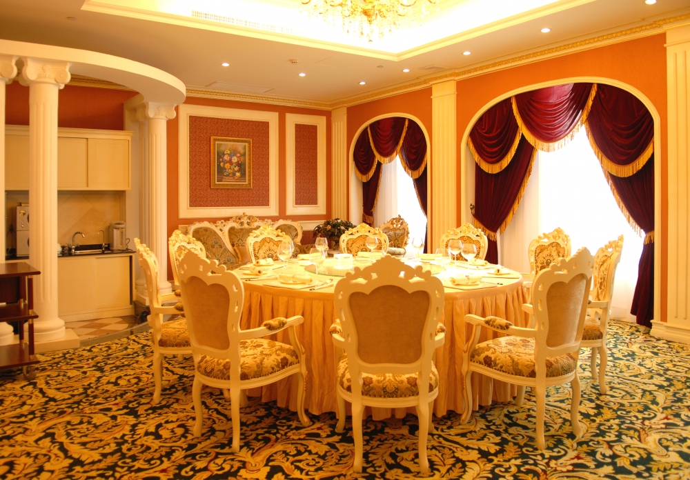酒店餐廳歐式包房裝飾裝修實景