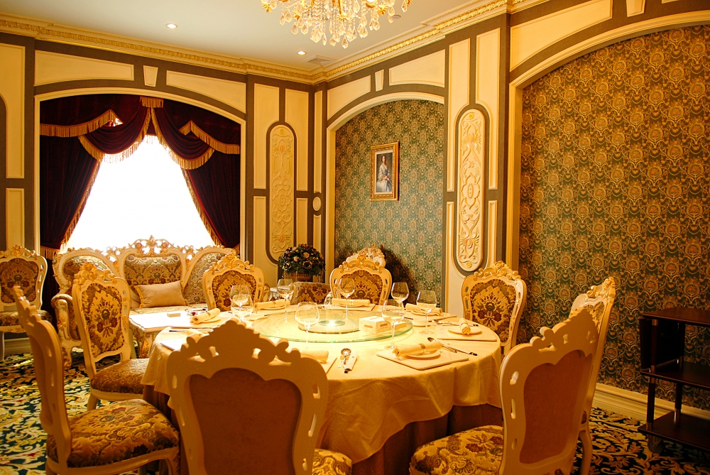 酒店餐廳歐式包房裝飾裝修實景