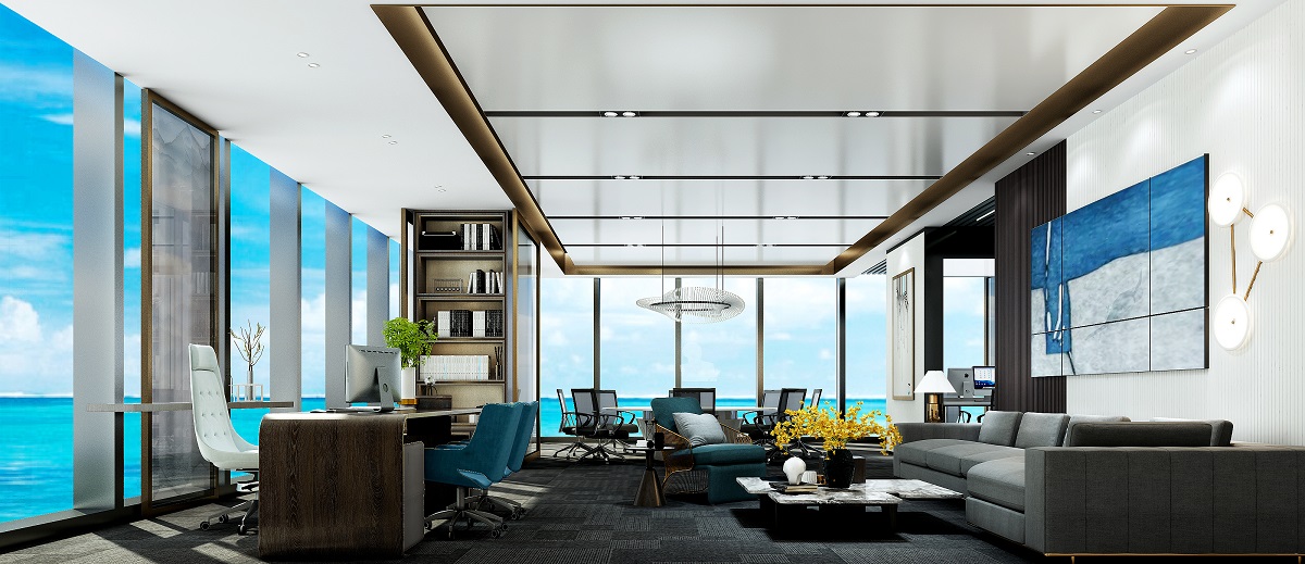 董事長辦公室設計效果