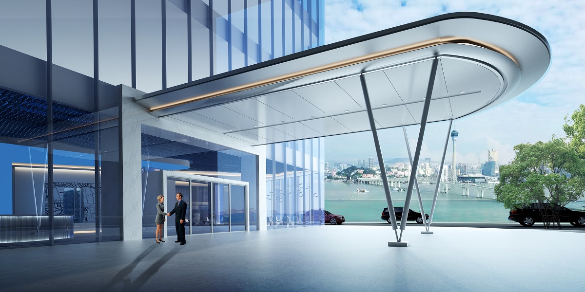 金融中心一角設計效果