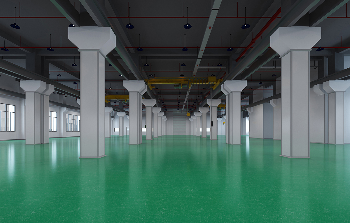 車(chē)間效果圖