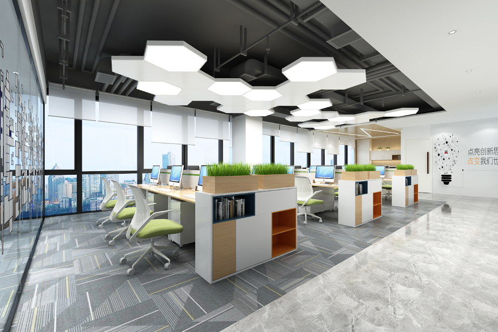 辦公室開敞辦公區(qū)設(shè)計(jì)