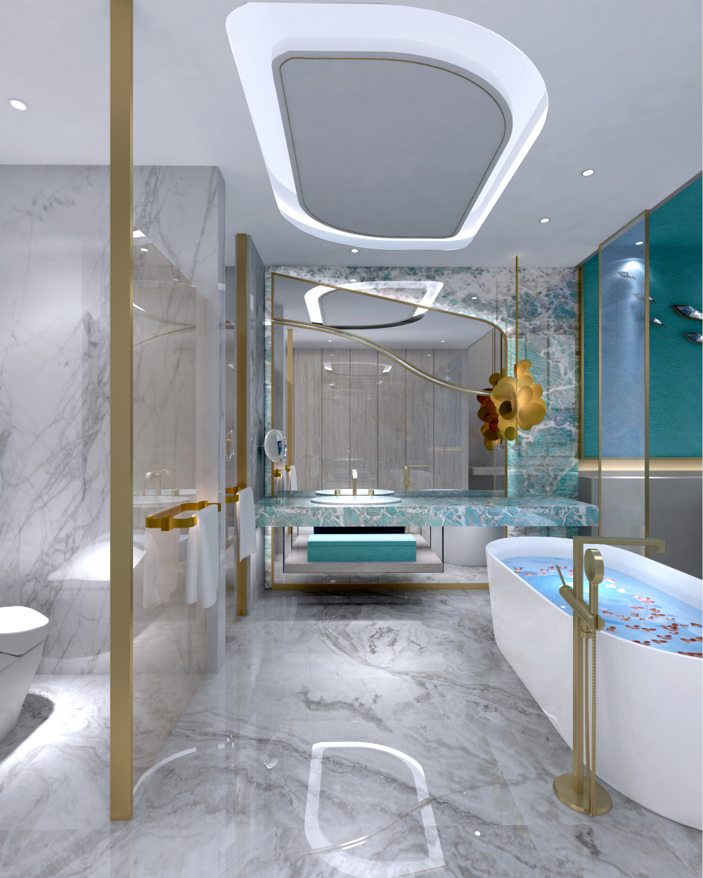 酒店客房設(shè)計（衛(wèi)浴間）