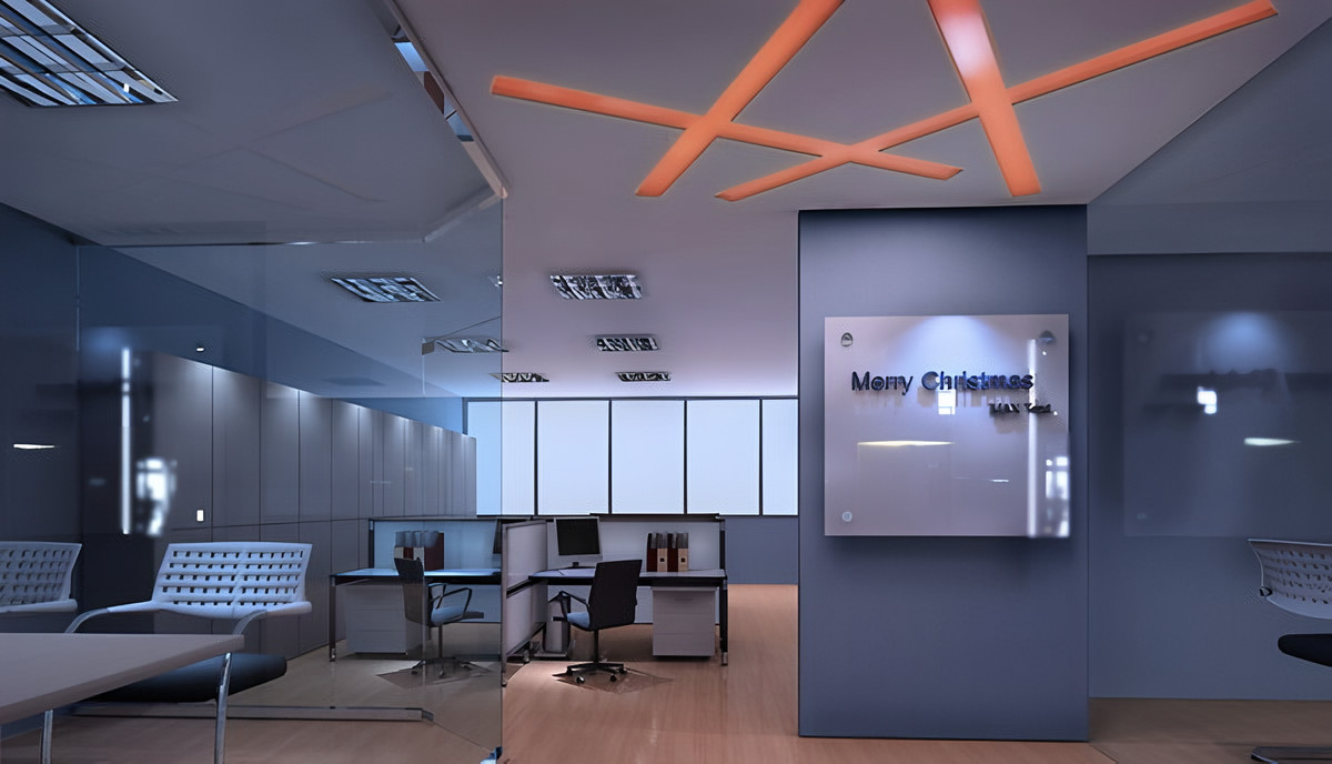 海岸城商務(wù)寫字樓某公司辦公室設(shè)計