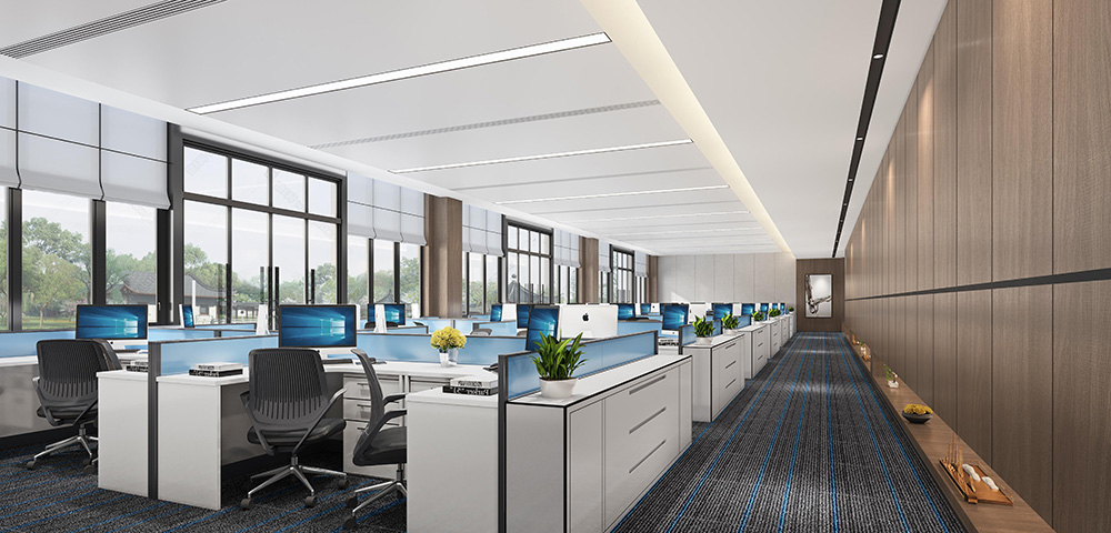 杭州鯨靈科技總部-開放式辦公區(qū)