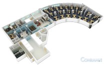 辦公室設(shè)計(jì)鳥瞰效果圖