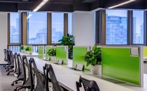 豐巢科技開(kāi)敞辦公區(qū)裝修