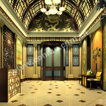 1100平米新中式餐廳設(shè)計